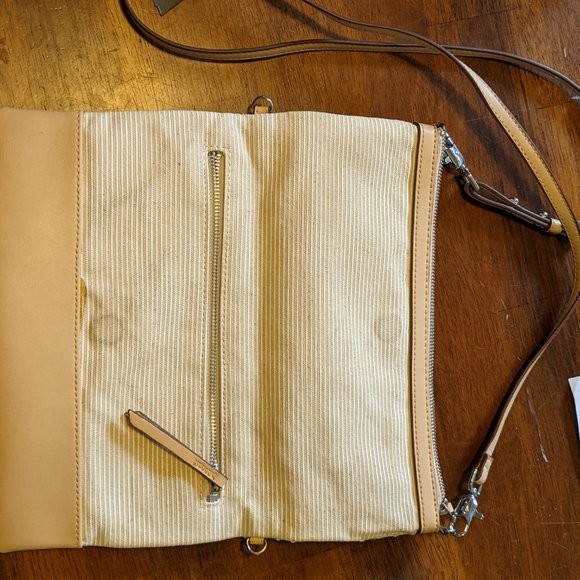 Waverly Petite Crossbody - Neutral Woven Chevron - Picture 2 of 5